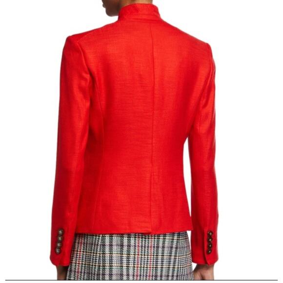 Veronica Beard Farley Dickey Jacket 0 NWT Red  Prep Blazer Academia Old Money - Picture 4 of 8